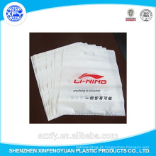 Die Cut White Tamanho personalizado HDPE / LDPE Bag